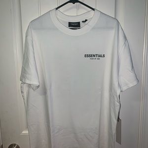 Fear Of God Essentials White Photo Tee